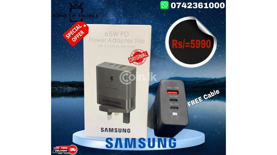 65w Samsung Original Fast Charger