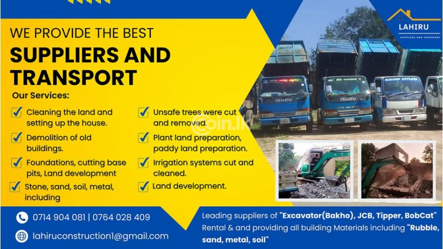 Excavator rent Athurugiriya
