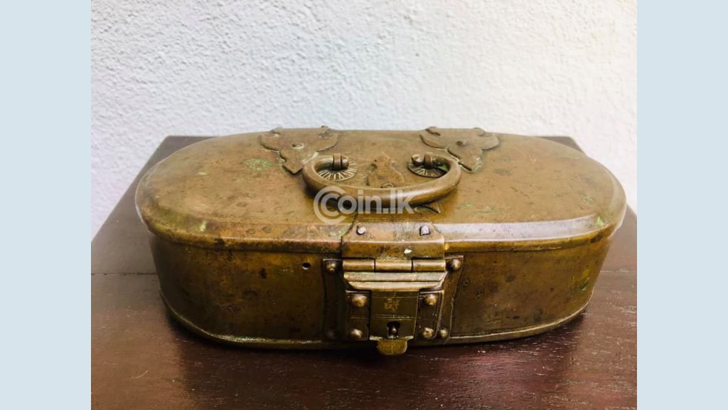 Old Brass Jewellery Box