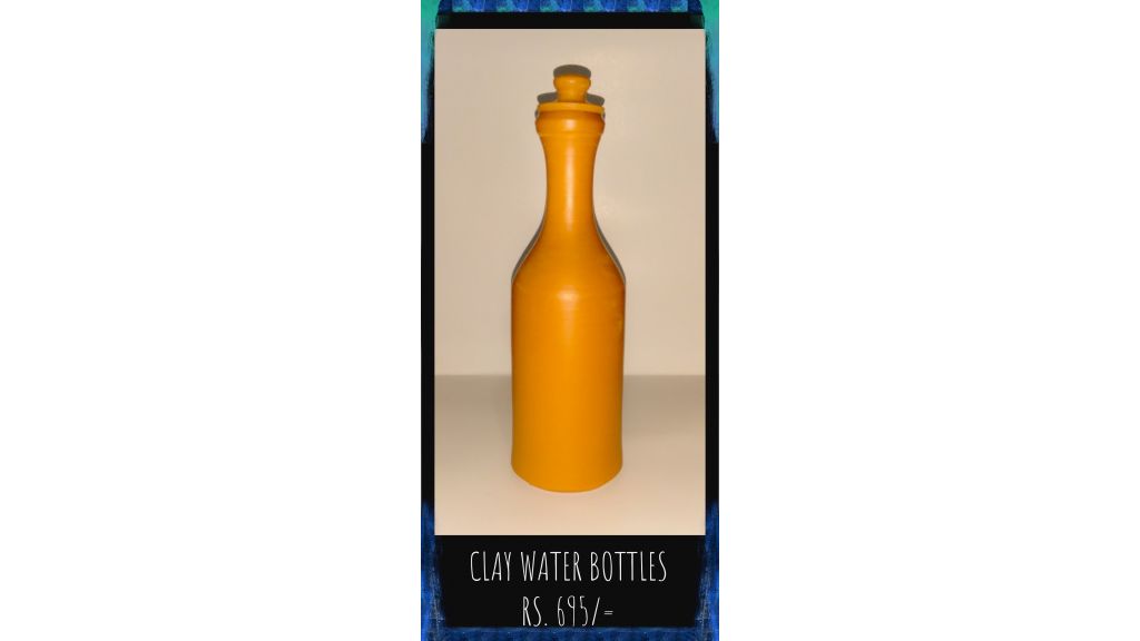 Clay Water Bottle