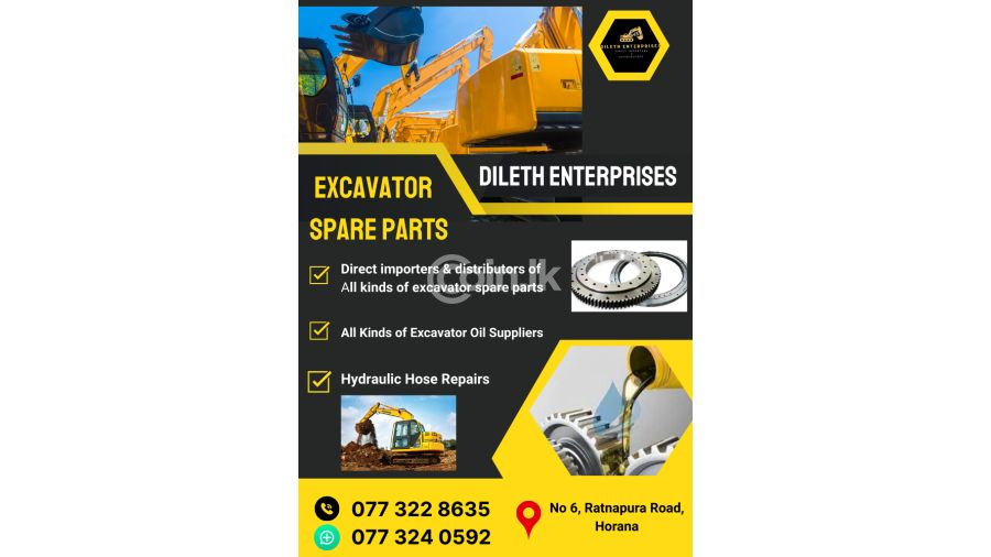 Excavetor Spare Parts Horana Ratnapura