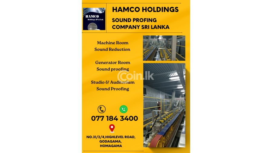 Sound Proof Construction Works Sri Lanka